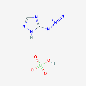 5-azido-1H-1,2,4-triazole;perchloric acid