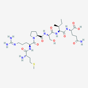 L-Methionyl-N~5~-(diaminomethylidene)-L-ornithyl-L-prolyl-L-seryl-L-isoleucyl-L-glutamine