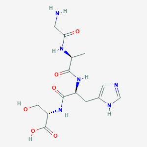 Glycyl-L-alanyl-L-histidyl-L-serine