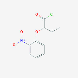 molecular formula C10H10ClNO4 B1420668 2-(2-Nitrophenoxy)butanoyl chloride CAS No. 1160257-62-4