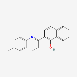 2-[1-(4-Methylanilino)propylidene]naphthalen-1(2H)-one