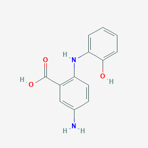 molecular formula C13H12N2O3 B14206697 5-Amino-2-(2-hydroxyanilino)benzoic acid CAS No. 765288-64-0