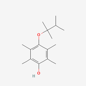 4-[(2,3-Dimethylbutan-2-yl)oxy]-2,3,5,6-tetramethylphenol