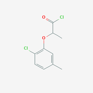molecular formula C10H10Cl2O2 B1420679 2-(2-氯-5-甲基苯氧基)丙酰氯 CAS No. 1160257-24-8