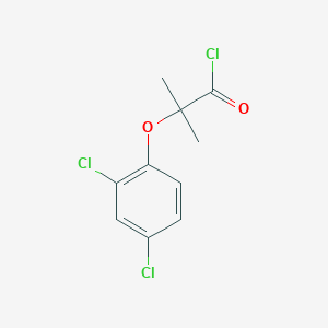 molecular formula C10H9Cl3O2 B1420681 2-(2,4-Dichlorophenoxy)-2-methylpropanoyl chloride CAS No. 41711-48-2