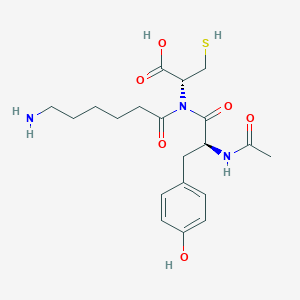 N-Acetyl-L-tyrosyl-N-(6-aminohexanoyl)-L-cysteine