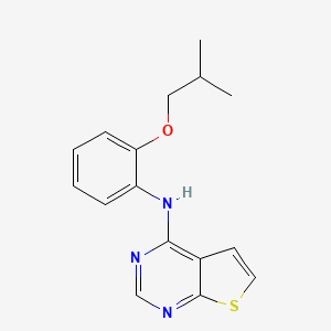 N-[2-(2-Methylpropoxy)phenyl]thieno[2,3-d]pyrimidin-4-amine