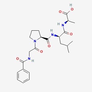 N-Benzoylglycyl-L-prolyl-D-leucyl-D-alanine