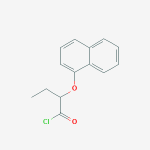 molecular formula C14H13ClO2 B1420690 2-(1-萘氧基)丁酰氯 CAS No. 1160257-60-2