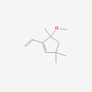 1-Ethenyl-5-methoxy-3,3,5-trimethylcyclopent-1-ene