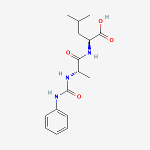 N-(Phenylcarbamoyl)-L-alanyl-L-leucine