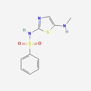 Benzenesulfonamide, N-[5-(methylamino)-2-thiazolyl]-