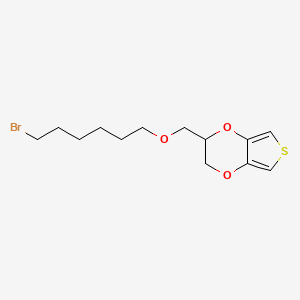 2-{[(6-Bromohexyl)oxy]methyl}-2,3-dihydrothieno[3,4-b][1,4]dioxine