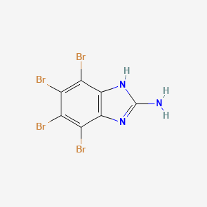 4,5,6,7-tetrabromo-1H-benzimidazol-2-amine