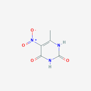 molecular formula C5H5N3O4 B014207 5-Nitro-6-methyluracil CAS No. 16632-21-6