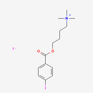 4-[(4-Iodobenzoyl)oxy]-N,N,N-trimethylbutan-1-aminium iodide