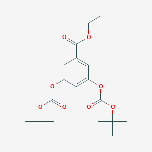 Ethyl 3,5-bis[(tert-butoxycarbonyl)oxy]benzoate