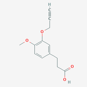 3-{4-Methoxy-3-[(prop-2-yn-1-yl)oxy]phenyl}propanoic acid