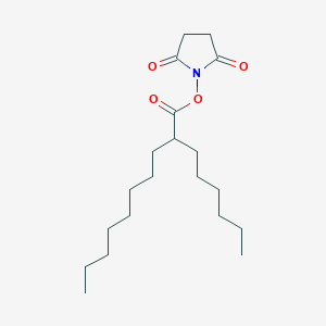 1-[(2-Hexyldecanoyl)oxy]pyrrolidine-2,5-dione