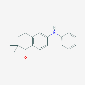 6-Anilino-2,2-dimethyl-3,4-dihydronaphthalen-1(2H)-one