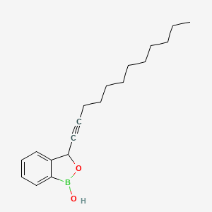 3-(Dodec-1-yn-1-yl)-2,1-benzoxaborol-1(3H)-ol