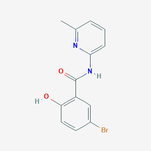 5-Bromo-2-hydroxy-N-(6-methylpyridin-2-yl)benzamide