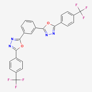 2,2'-(1,3-Phenylene)bis{5-[4-(trifluoromethyl)phenyl]-1,3,4-oxadiazole}