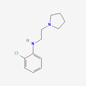 molecular formula C12H17ClN2 B14207155 (2-Chloro-phenyl)-(2-pyrrolidin-1-yl-ethyl)-amine CAS No. 823189-84-0