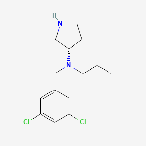 molecular formula C14H20Cl2N2 B14207183 (3S)-N-[(3,5-dichlorophenyl)methyl]-N-propylpyrrolidin-3-amine CAS No. 820981-37-1