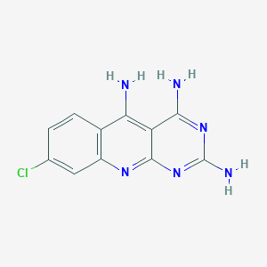 molecular formula C11H9ClN6 B14207218 8-Chloropyrimido[4,5-B]quinoline-2,4,5-triamine CAS No. 830347-32-5