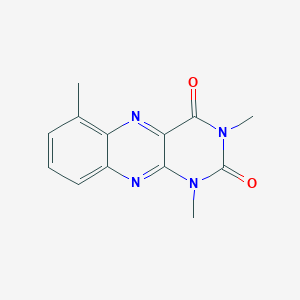 molecular formula C13H12N4O2 B14207420 1,3,6-Trimethylbenzo[g]pteridine-2,4(1H,3H)-dione CAS No. 827017-59-4