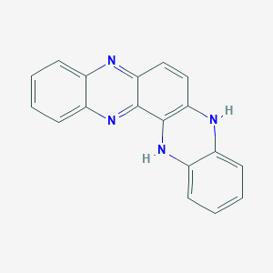 molecular formula C18H12N4 B14207424 5,14-Dihydroquinoxalino[2,3-a]phenazine CAS No. 821801-85-8