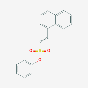 molecular formula C18H14O3S B14207436 Phenyl 2-(naphthalen-1-yl)ethene-1-sulfonate CAS No. 918341-31-8