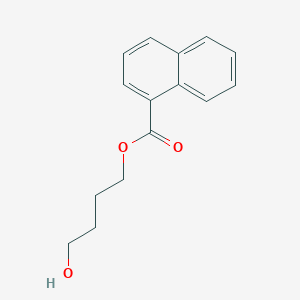 molecular formula C15H16O3 B14207452 4-Hydroxybutyl naphthalene-1-carboxylate CAS No. 835616-29-0