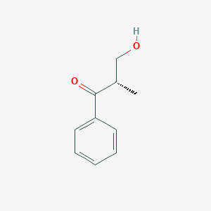 molecular formula C10H12O2 B14207512 1-Propanone, 3-hydroxy-2-methyl-1-phenyl-, (2S)- CAS No. 784144-12-3