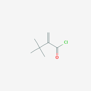 molecular formula C7H11ClO B14207518 3,3-Dimethyl-2-methylidenebutanoyl chloride CAS No. 824411-00-9