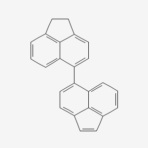 molecular formula C24H16 B14207553 1,2-Dihydro-5,5'-biacenaphthylene CAS No. 749921-52-6