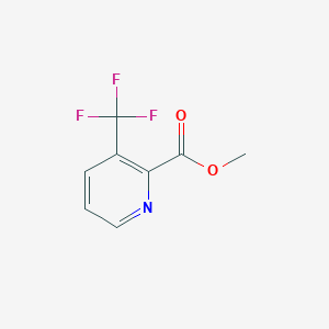 molecular formula C8H6F3NO2 B1420764 Methyl 3-(trifluoromethyl)picolinate CAS No. 588702-69-6