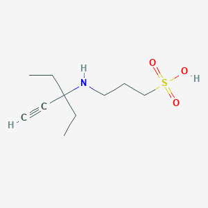 1-Propanesulfonic acid, 3-[(1,1-diethyl-2-propynyl)amino]-