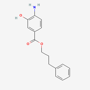 molecular formula C16H17NO3 B14207659 3-Phenylpropyl 4-amino-3-hydroxybenzoate CAS No. 819869-99-3