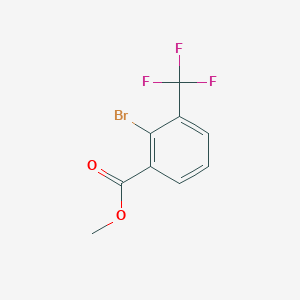 molecular formula C9H6BrF3O2 B1420766 2-溴-3-(三氟甲基)苯甲酸甲酯 CAS No. 1214362-28-3