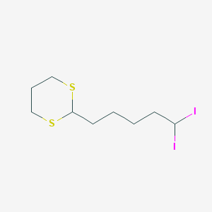 2-(5,5-Diiodopentyl)-1,3-dithiane