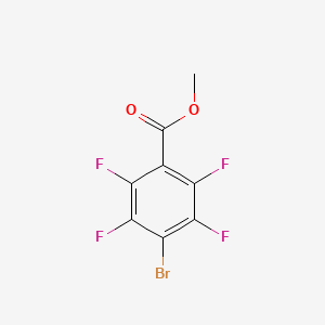 molecular formula C8H3BrF4O2 B1420777 Methyl 4-bromo-2,3,5,6-tetrafluorobenzoate CAS No. 4707-23-7
