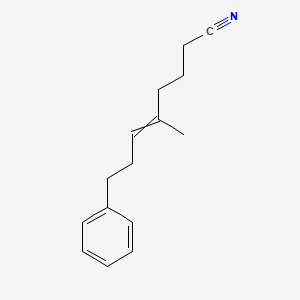 5-Methyl-8-phenyloct-5-enenitrile