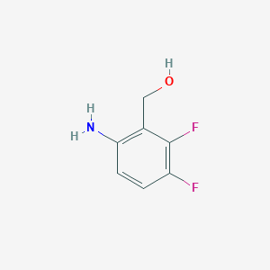 B142078 (6-Amino-2,3-difluorophenyl)methanol CAS No. 144298-16-8
