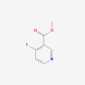 molecular formula C7H6FNO2 B1420782 Methyl 4-fluoropyridine-3-carboxylate CAS No. 1214375-37-7