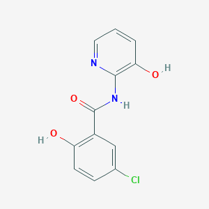 5-Chloro-2-hydroxy-N-(3-hydroxypyridin-2-yl)benzamide