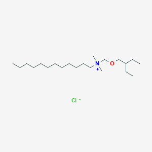 1-Dodecanaminium, N-[(2-ethylbutoxy)methyl]-N,N-dimethyl-, chloride