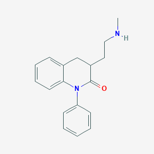 3-(2-Methylamino-ethyl)-1-phenyl-3,4-dihydro-1H-quinolin-2-one