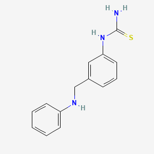 [3-(Anilinomethyl)phenyl]thiourea